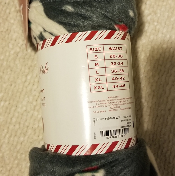 NWT Norh Pole Trading Co. Fleece Pajama Bottoms - Picture 2 of 5